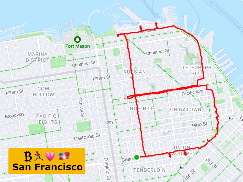 San Francisco Bitcoin run