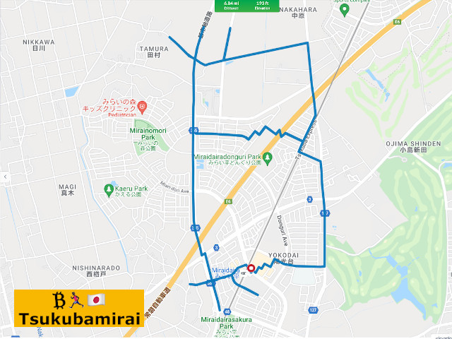 Tsukubamirai Bitcoin Run