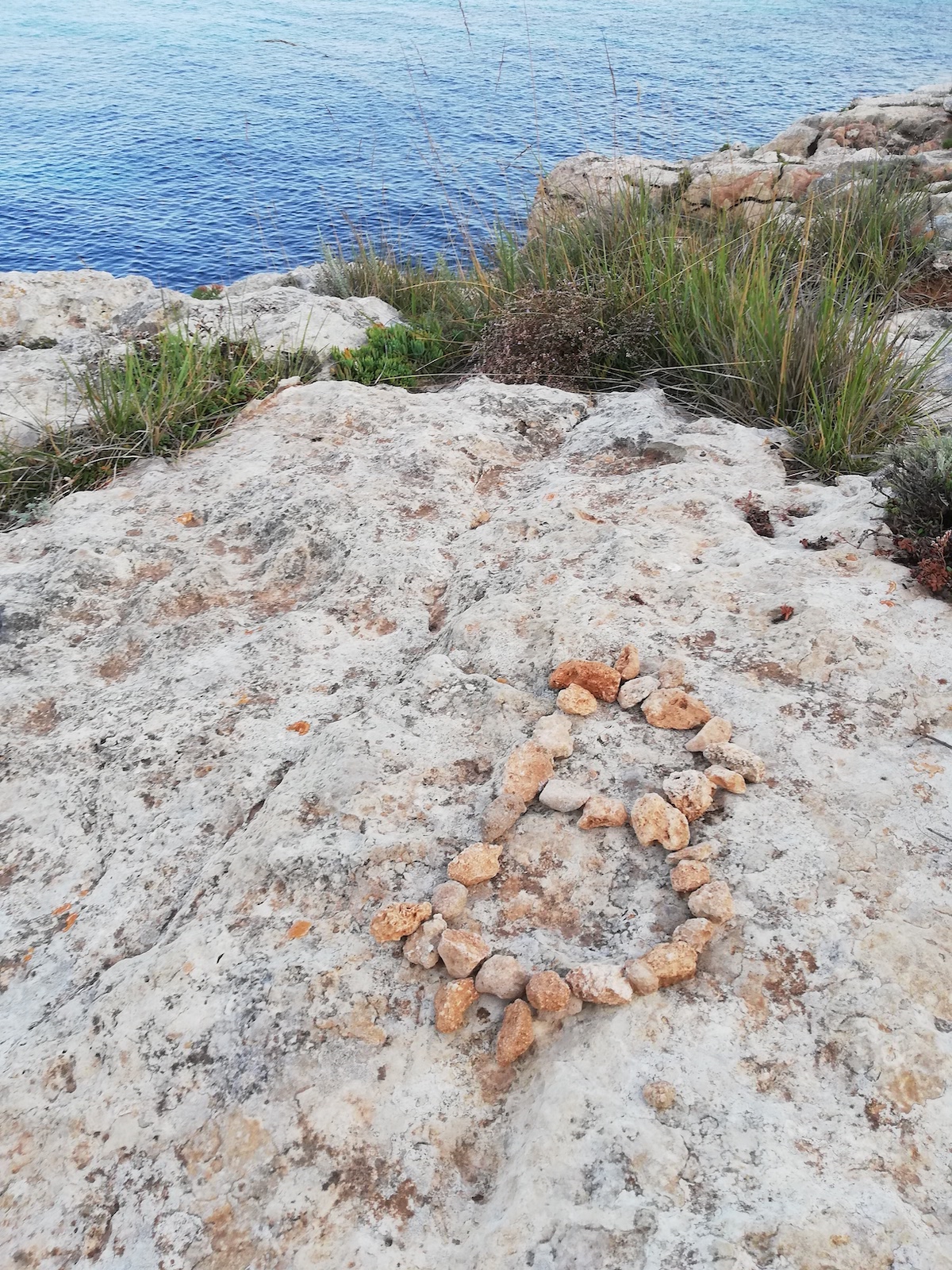 Bitcoin Rocks at the beach