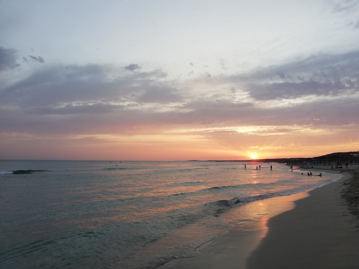 Sunset at the beach