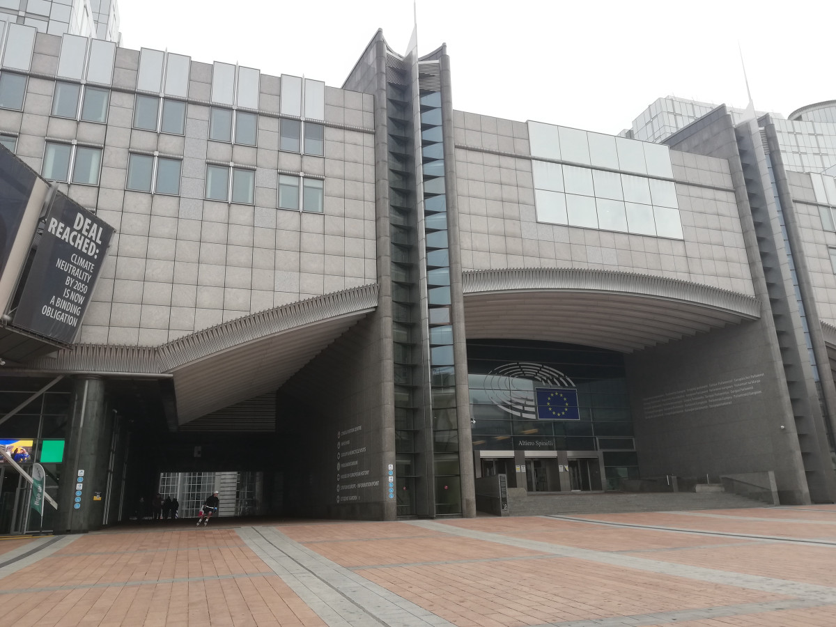 Altiero Spinelli Building European Parliament