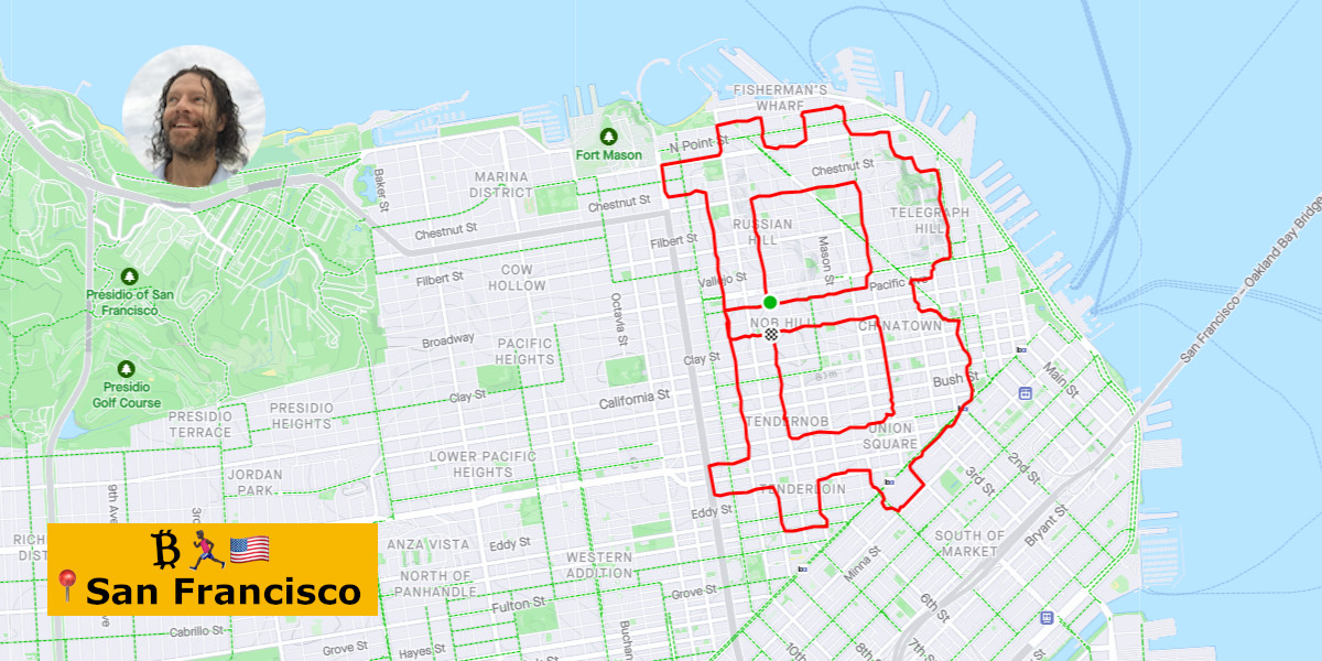 Bitcoin Run San Francisco v2 Strava