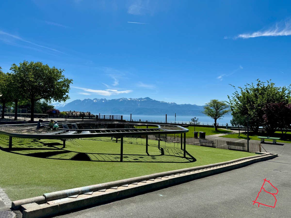 Playground with a view