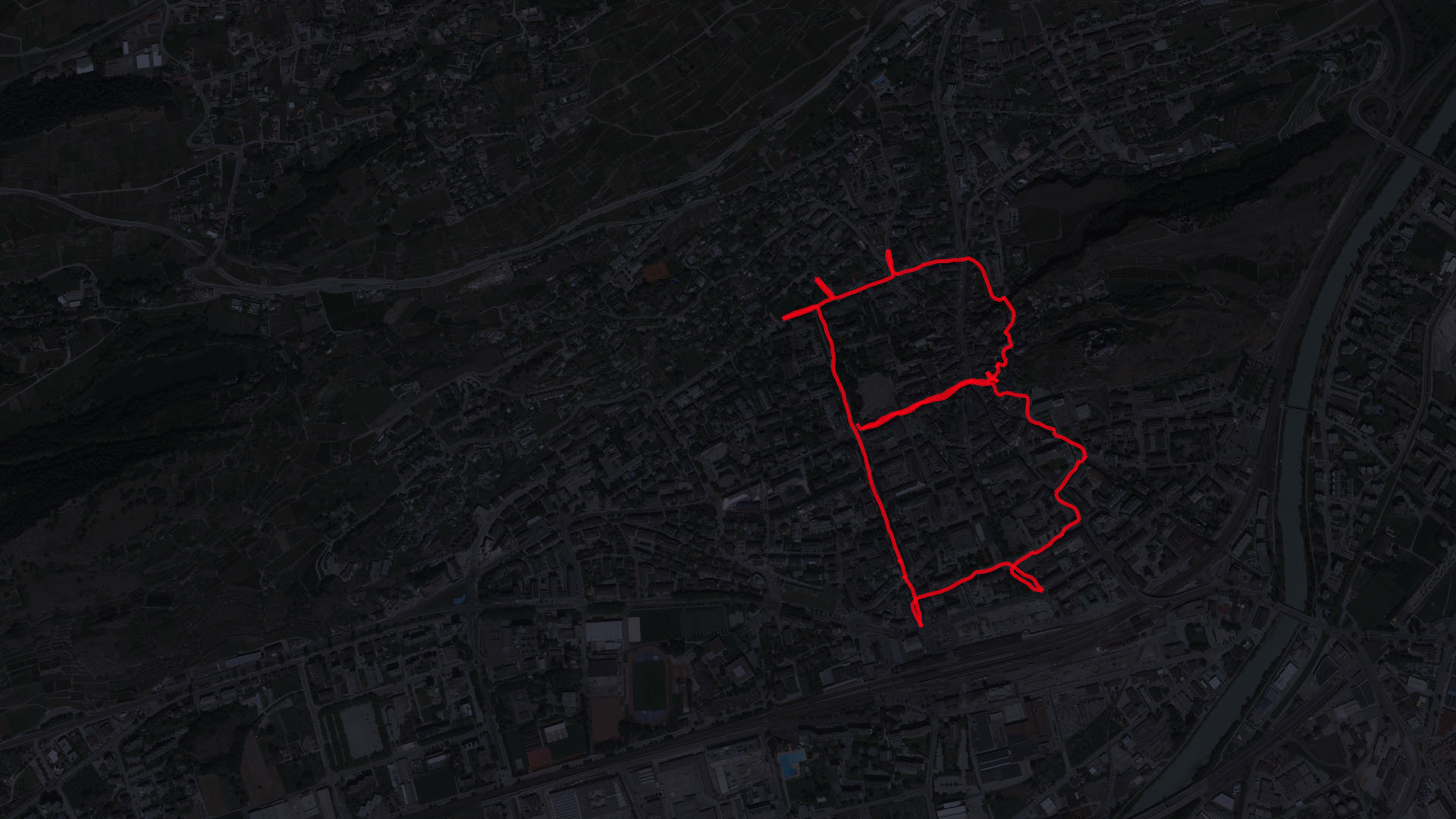 Bitcoin Run Sion Night view
