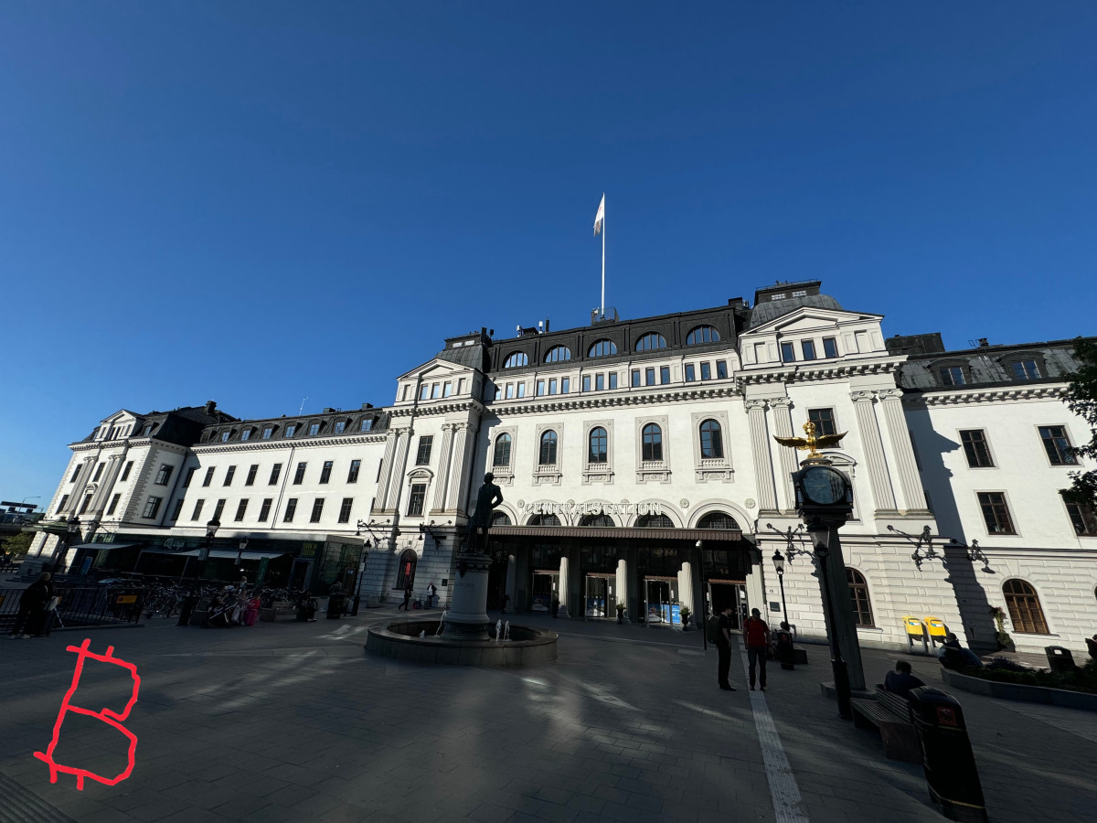 Stockholm main train station entry