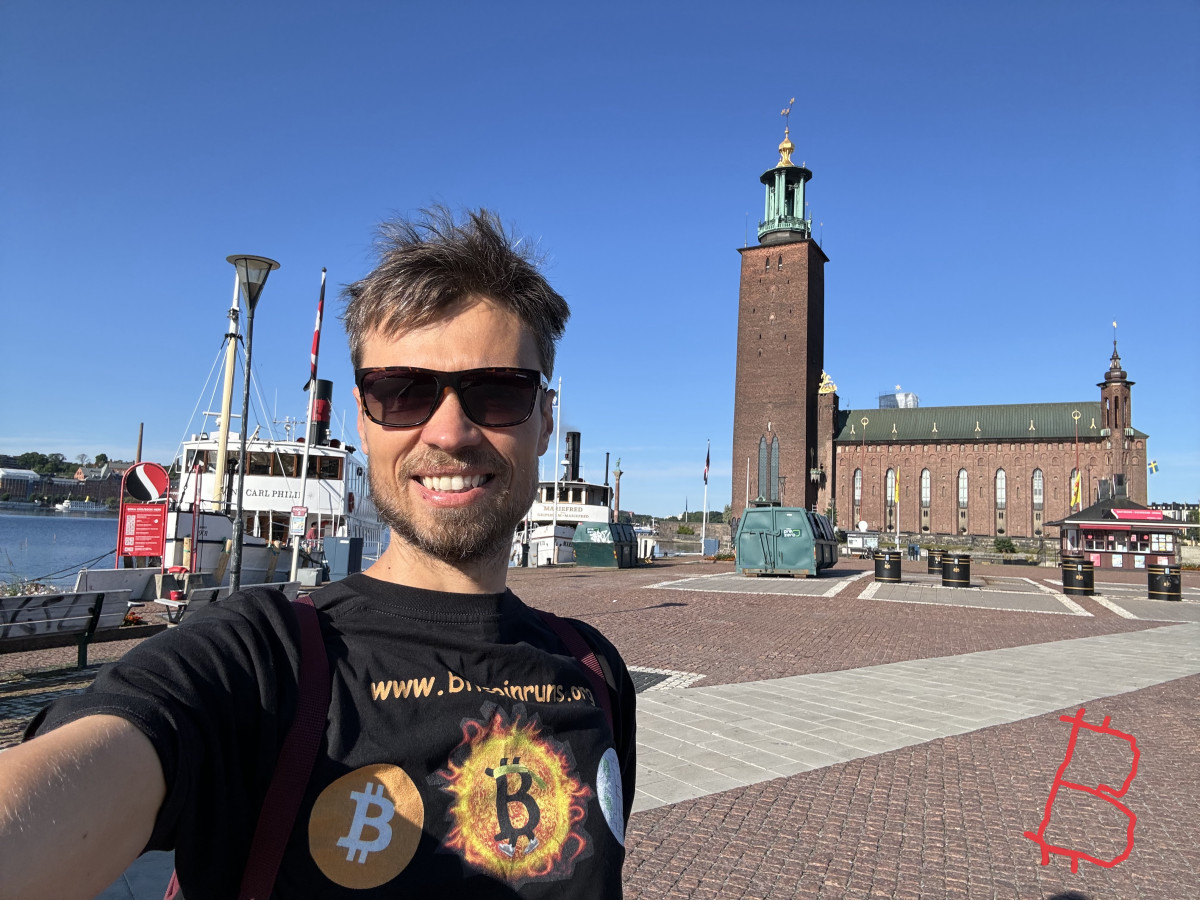 Selfie with Stockholm city hall