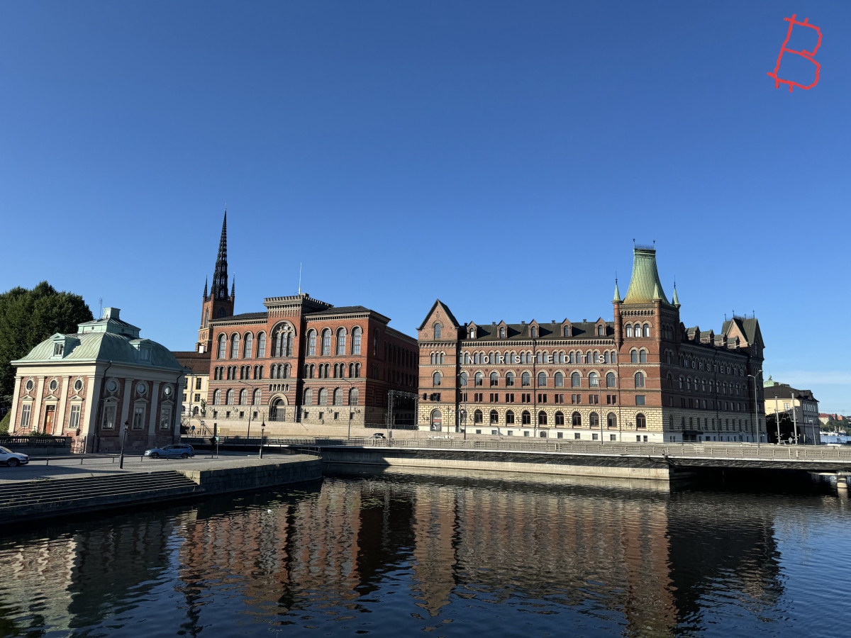 Nice buildings with Monarch Church in the background