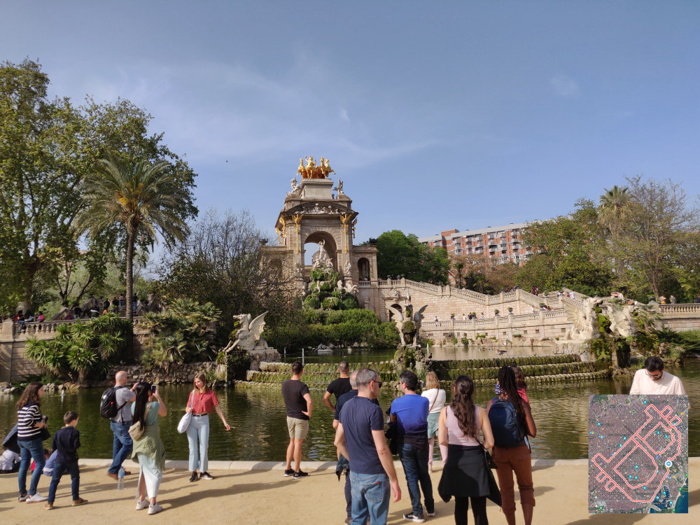 Cascada del Parc in the Parc de la Ciutadella