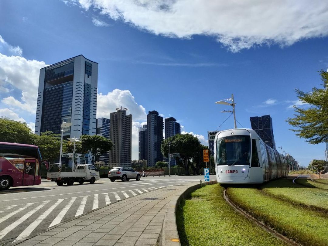 Skyscrapers & tram