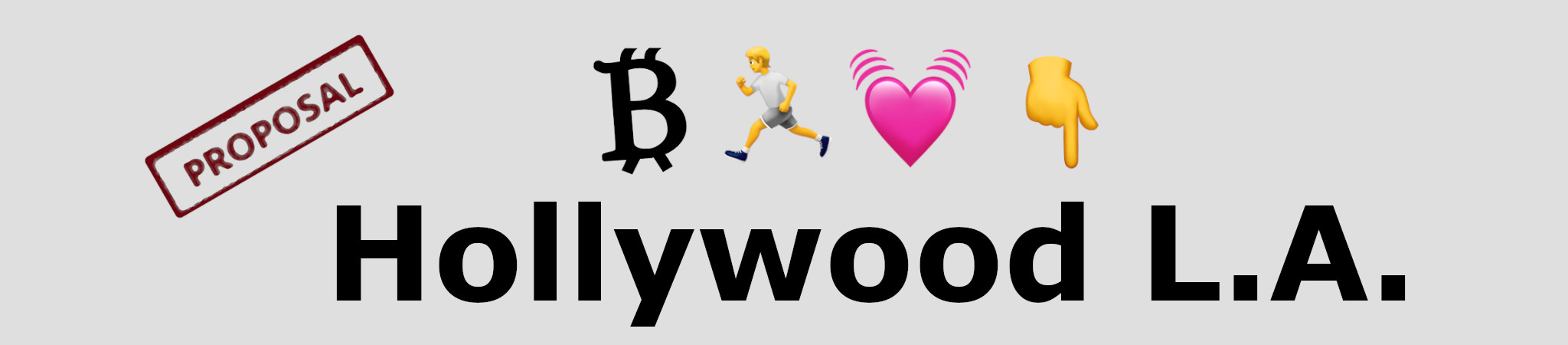 Hollywood L.A. Bitcoin Run Request ₿ 🏃‍♂️ 🇺🇸