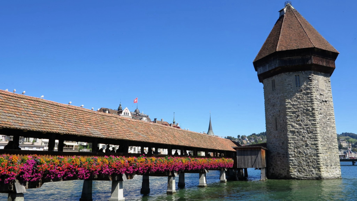 Chapel Bridge and Water Tower, other perspective