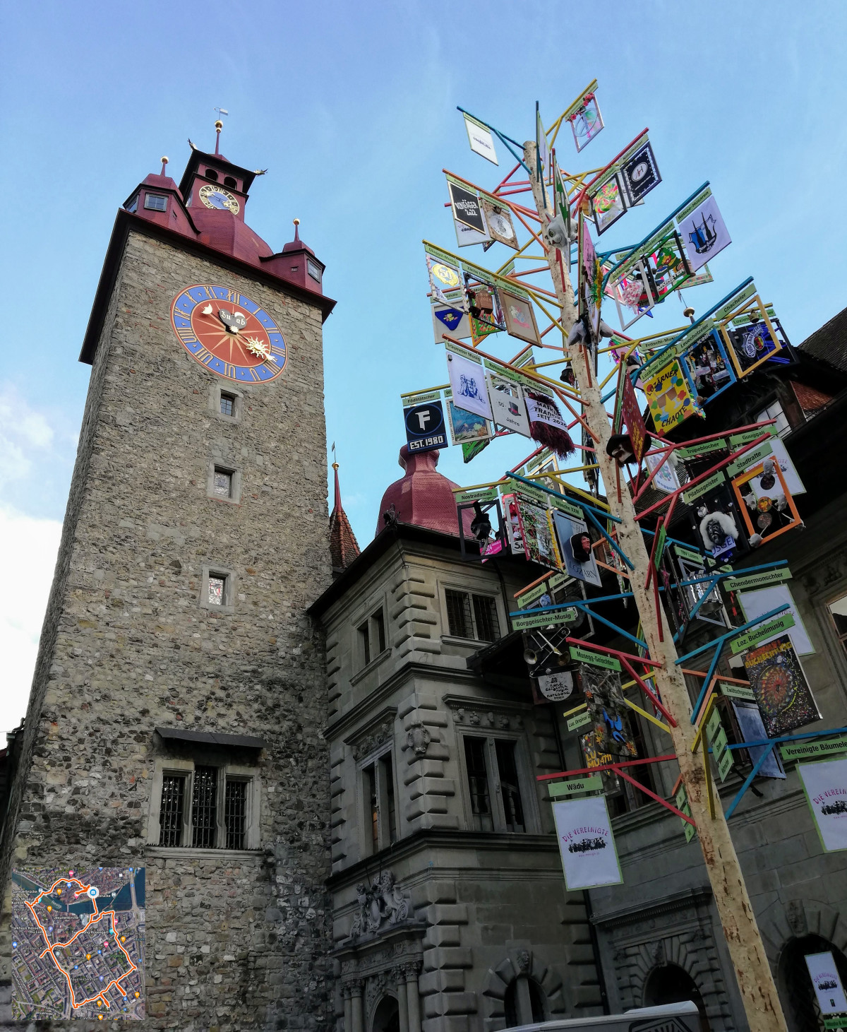Town-hall clock Lucerne