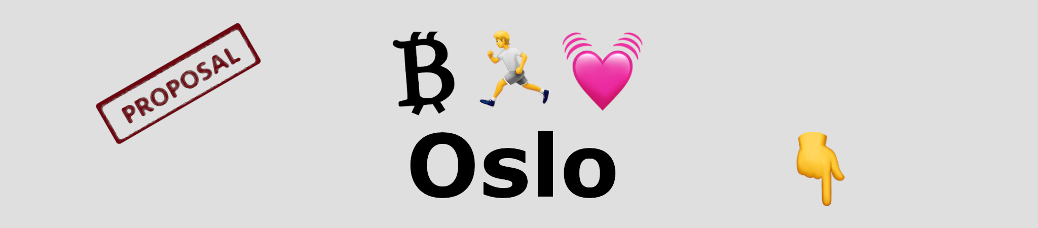 Oslo Bitcoin Run Request ₿ 🏃‍♂️