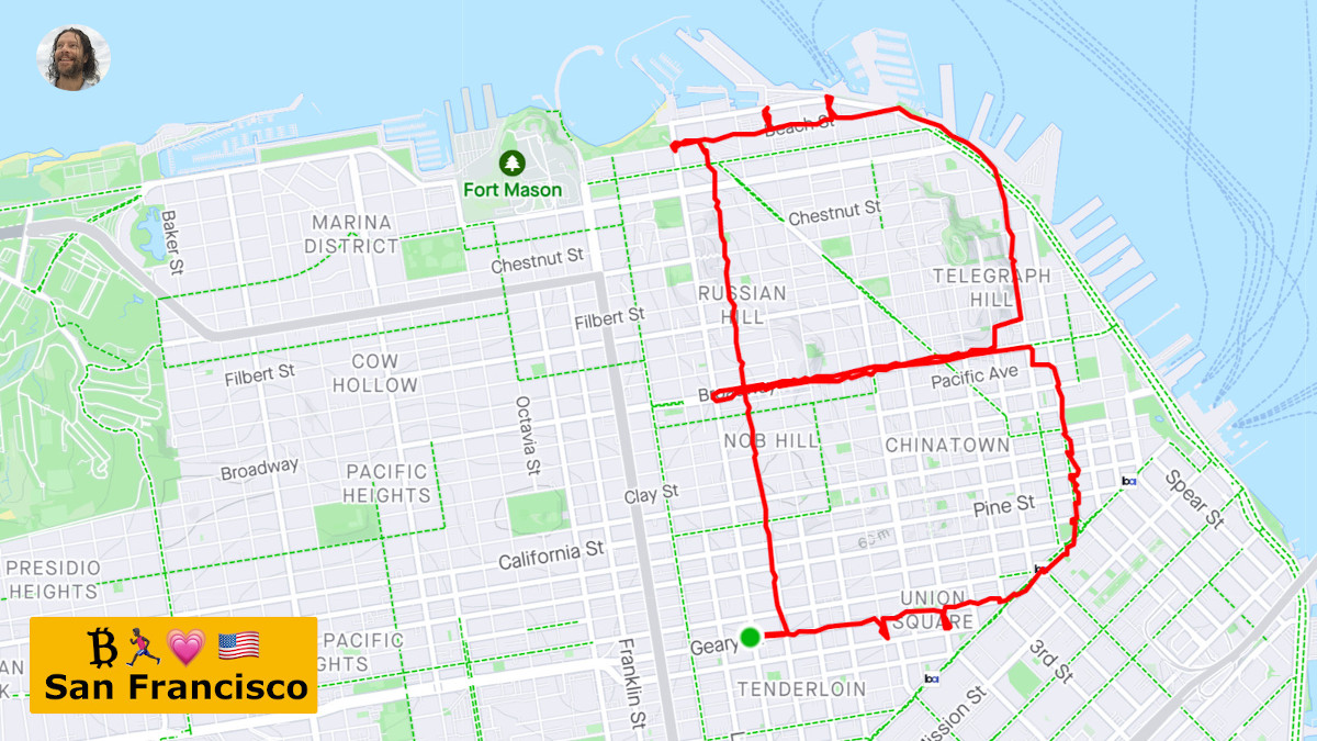 Bitcoin Run San Francisco Strava