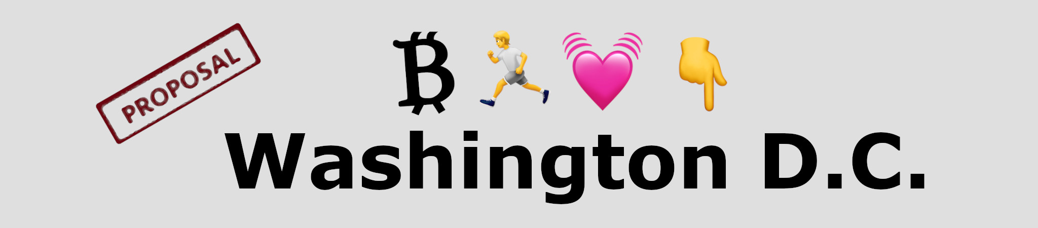 Washington D.C. Bitcoin Run Request ₿ 🏃‍♂️ 🇺🇸